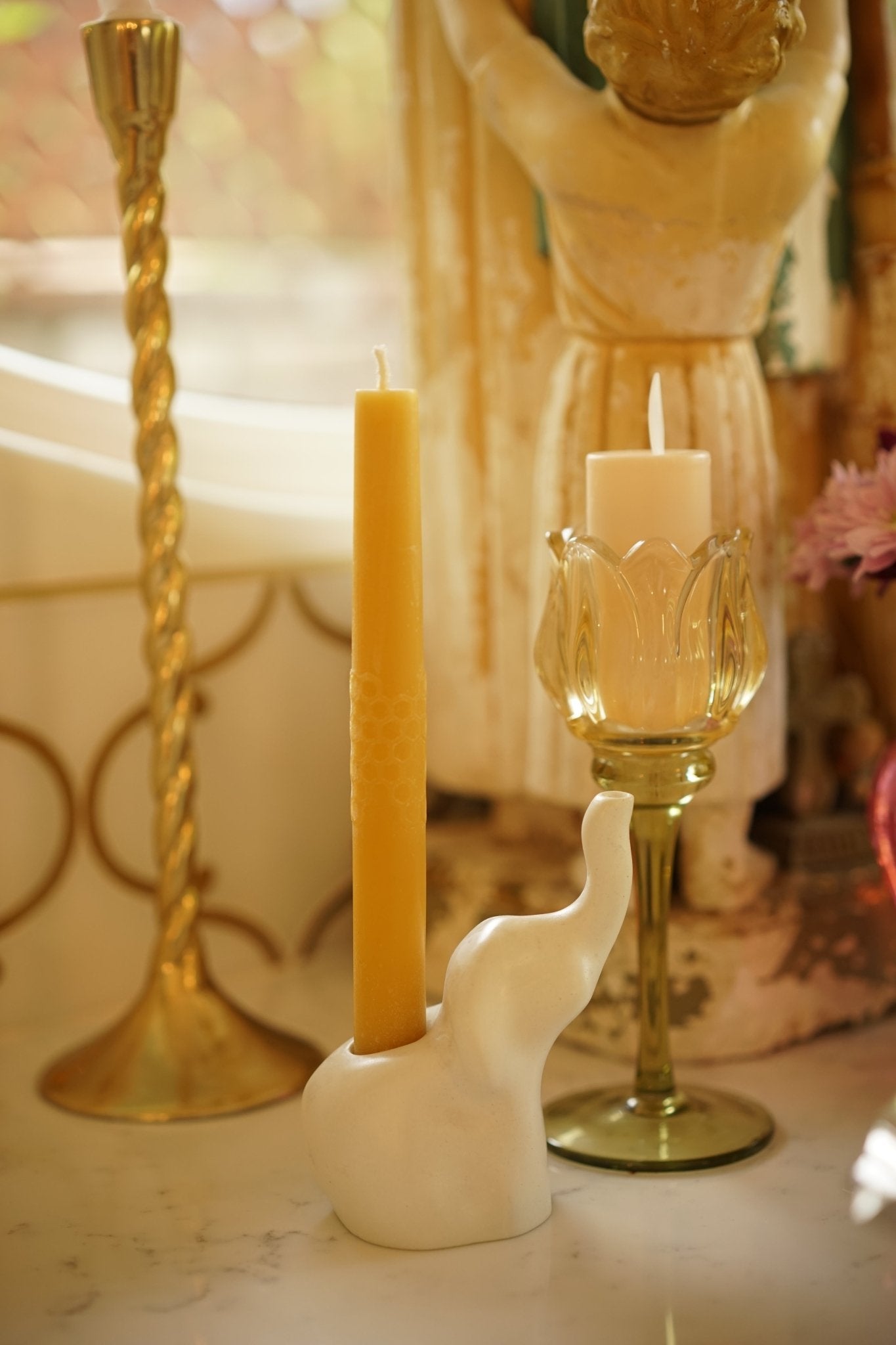 Elephant Candle Holder - Case Peck