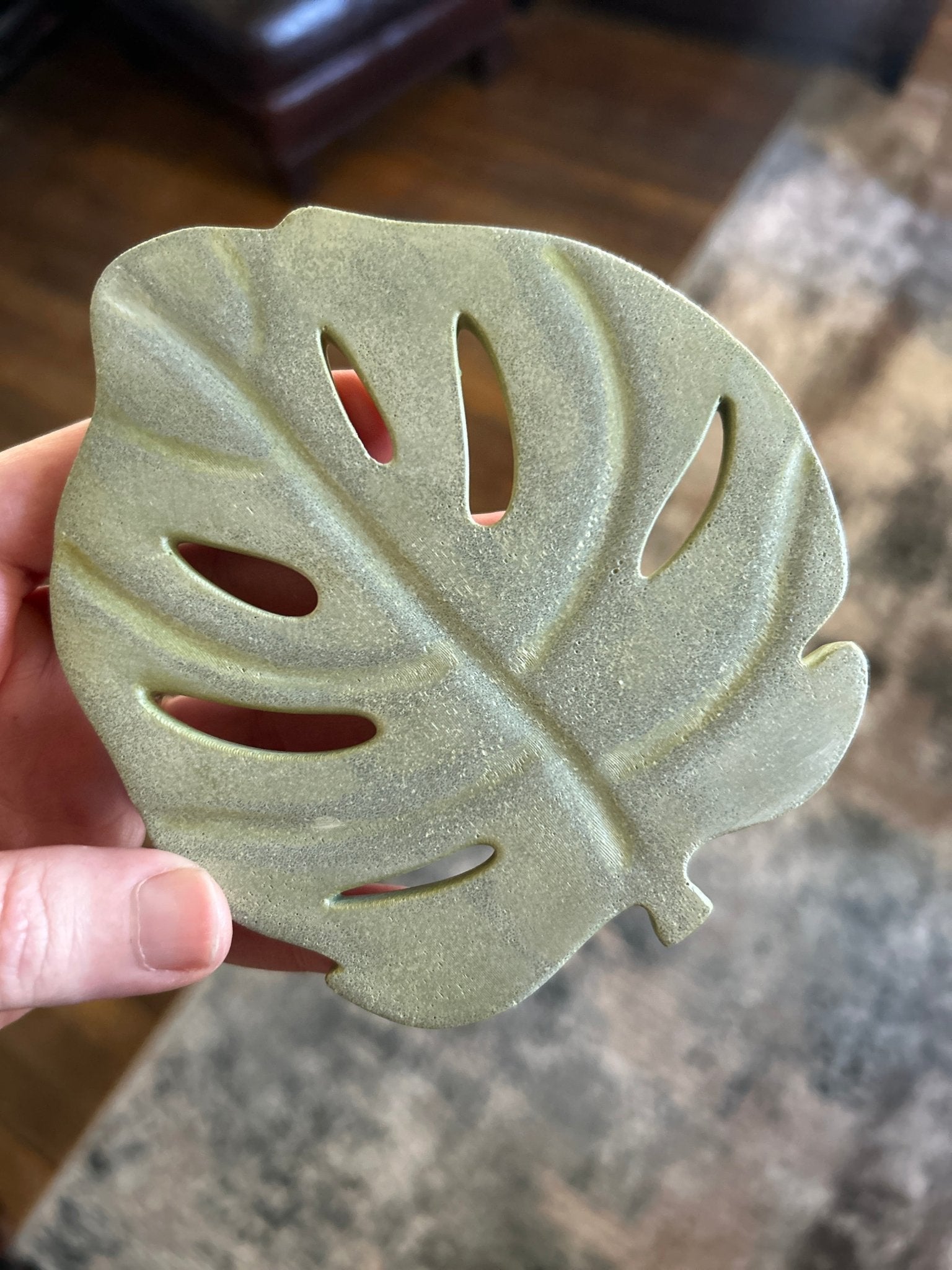 Monstera leaf coasters - Case Peck
