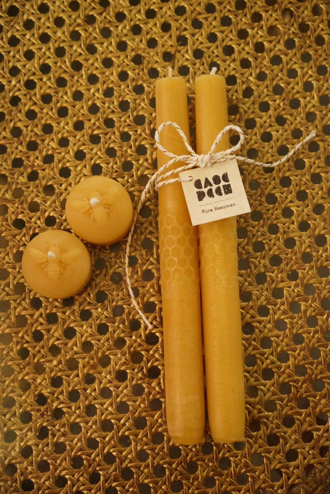 Tealight Bee Candles - Case Peck